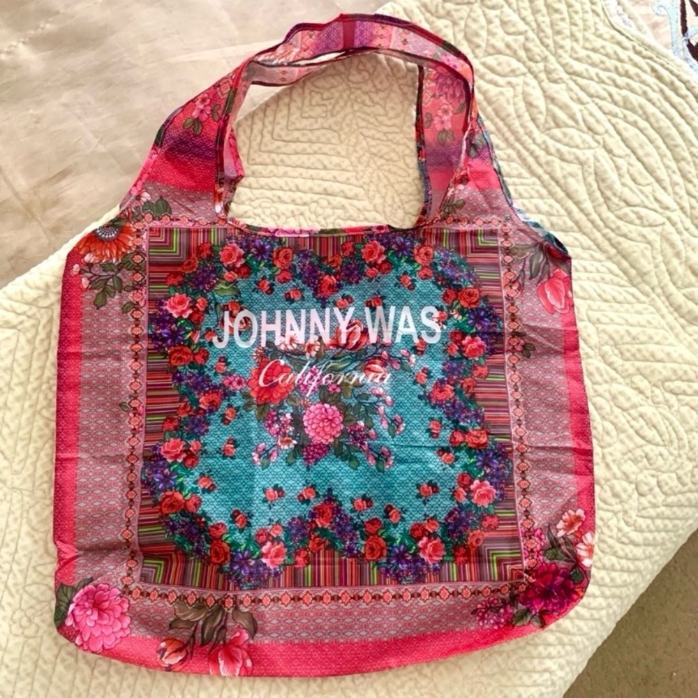 Johnny Was Floral Signature Shopper Tote Bag